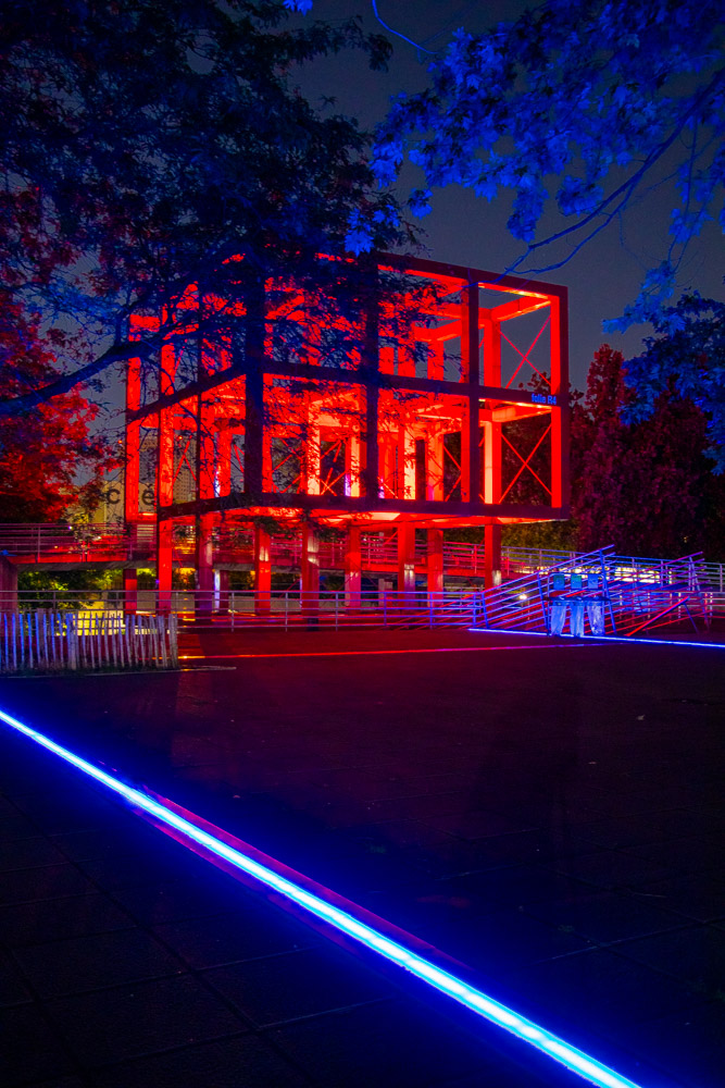 caniveaux lumineux ACTiLED parc La Villette PARIS