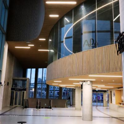 LED encastre dans plafond bois acoustique ACTiLED Lighting