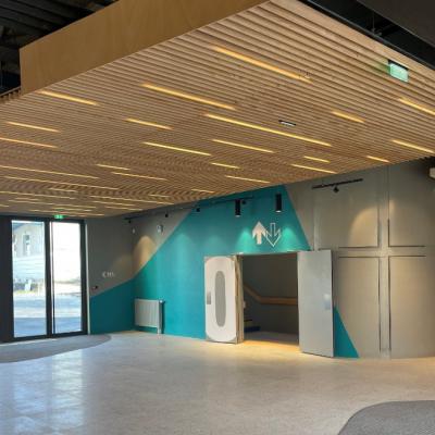 plafonnier encastre LED plafond bois ACTiLED