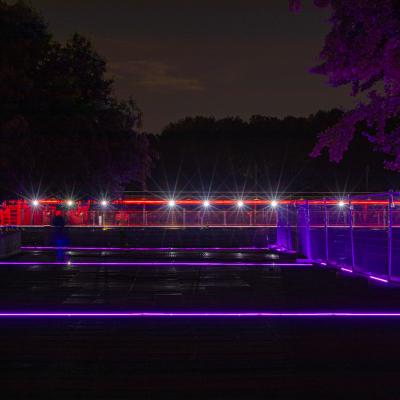 caniveaux lumineux LED ACTiLED parc La Villette PARIS