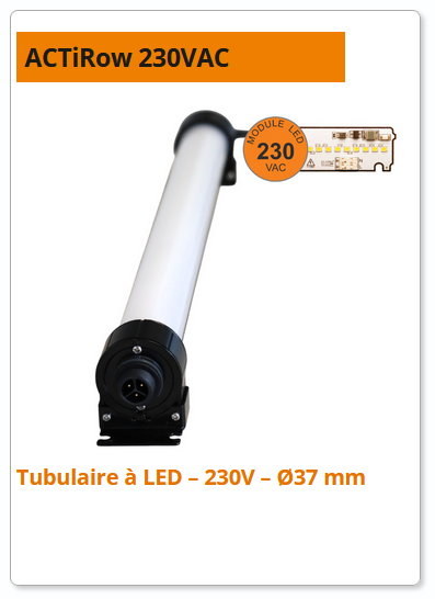 Tubulaire LED ACTiRow 230VAC