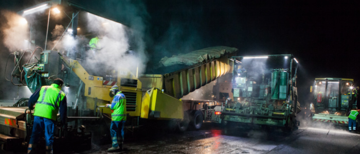 eclairage chantiers routiers et ferroviaires