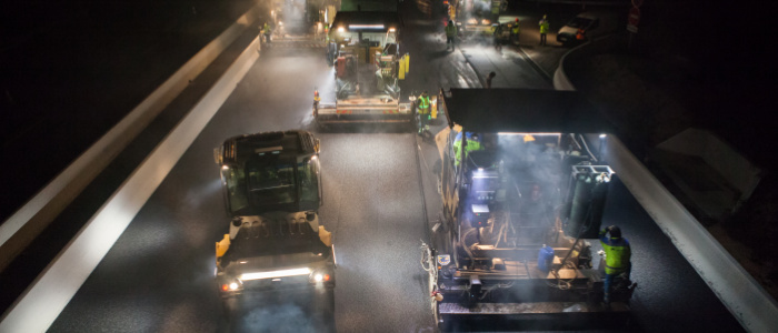 éclairage engins de chantier