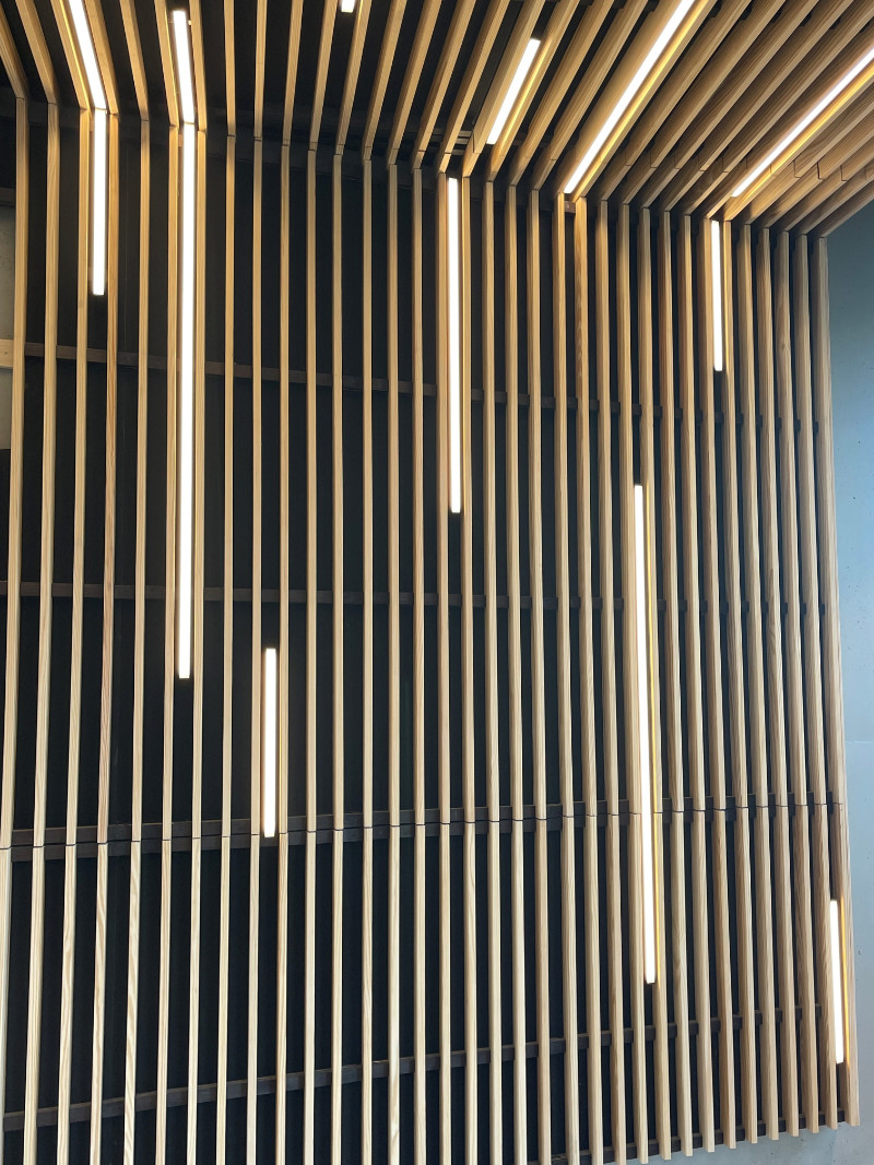 Lineaire LED encastrable plafond et mur bois ACTiLED