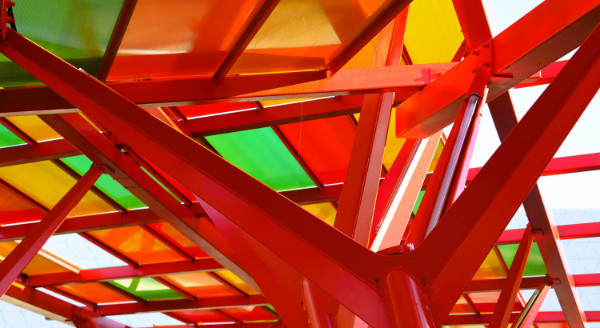 Eclairage jour ACTiLED pergola Futuroscope