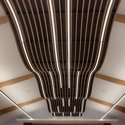 lineaire LED encastre ACTiLED dans habillage bois Laudescher