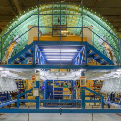 eclairage LED aeronautique ligne assemblage