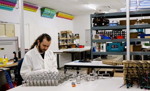 Assemblage colliers de fixations pour tubulaires ACTiLED