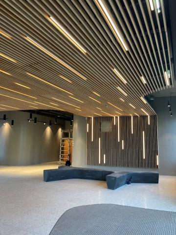 profilé aluminium encastrable plafond bois éclairage LED ACTiLED