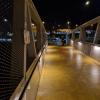 luminaire led passerelle SNCF Cesson-Sevigné